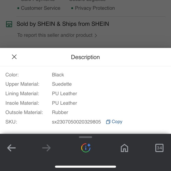 SHEIN NWT women’s black Pointed toe flats with rhinestones and mesh size 5 - Picture 2 of 8